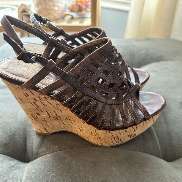 Aldo Cork Wedge - Picture 2 of 12
